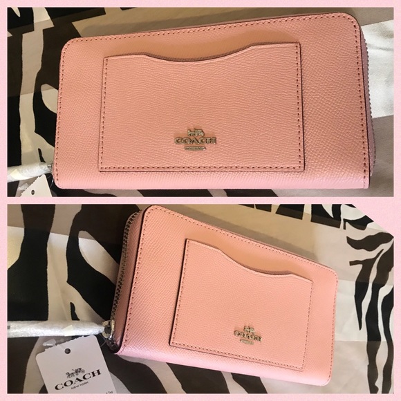 ✨COACH✨Authentic Blush Accordion Zip Wallet - Picture 6 of 8